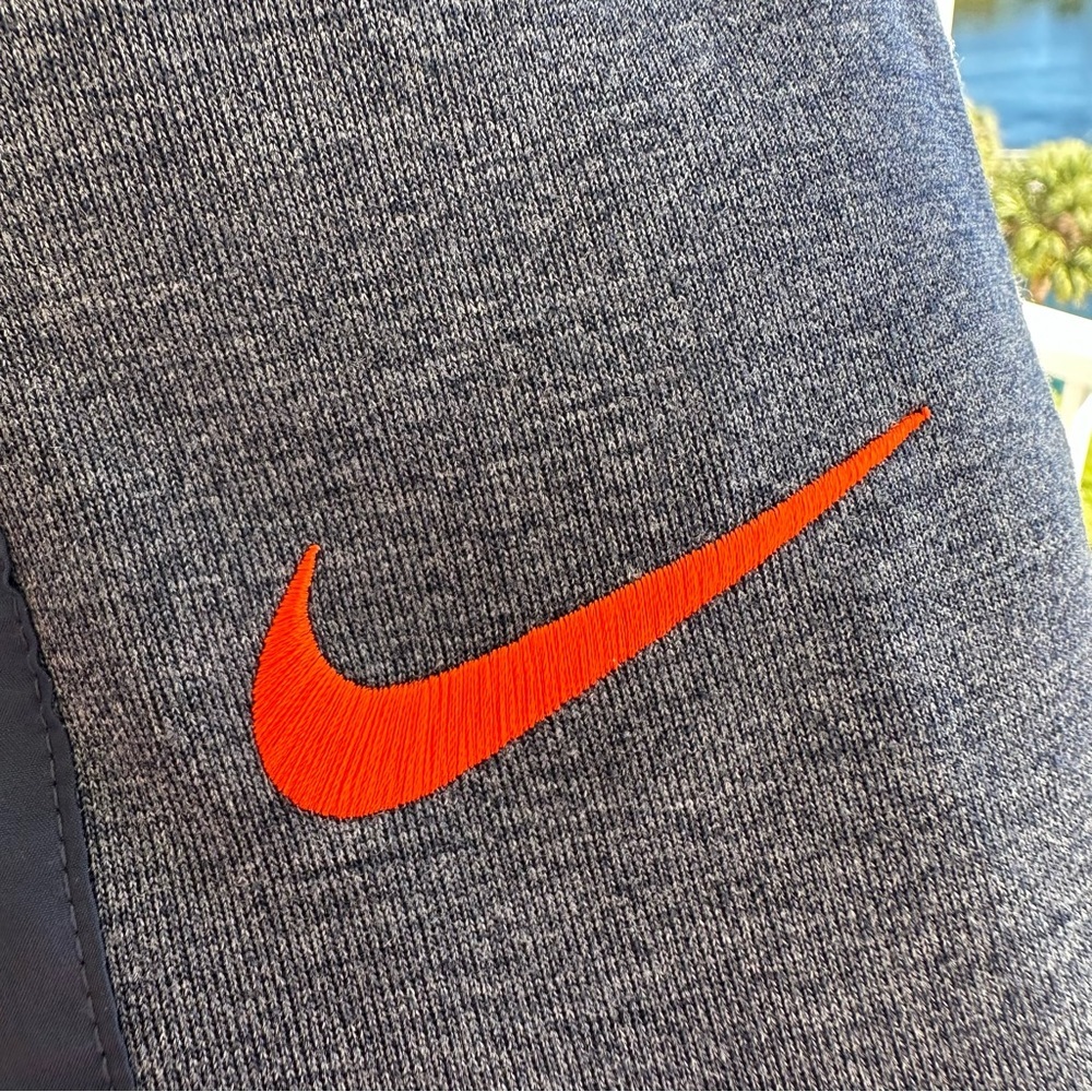 Nike Dryfit Warm Team Tapered Blue Syracuse Orange Thick Sweatpants, Size XL - Picture 5 of 11